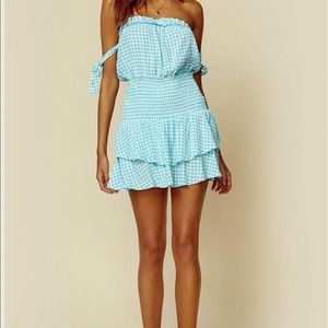 ISO Planet Blue (blue life) ballerina romper